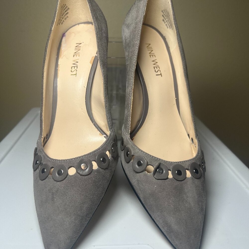 Nine West Marista Grey Pumps 5M